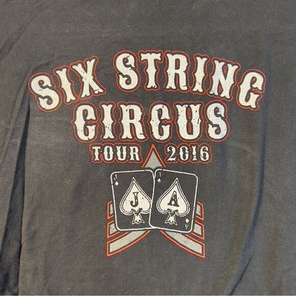 Jason Aldean 2016 six string circus tour Graphic T-shirt XL - Picture 12 of 13